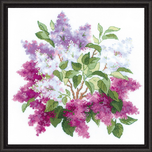RIOLIS Lilac Blossoms Counted Cross-Stitch Kit