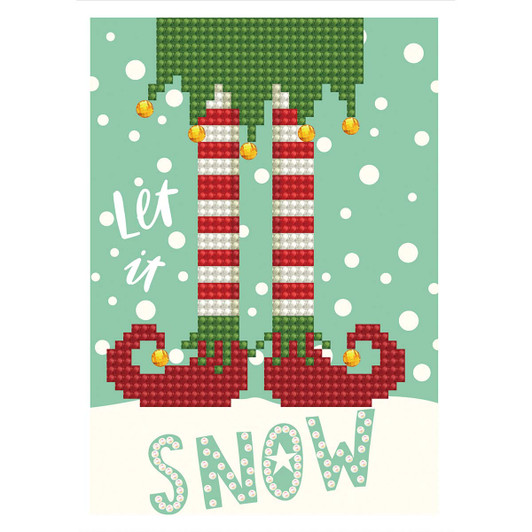 Diamond Dotz Let It Snow Card Diamond Painting Diamond Dotz Let It Snow Card Diamond Painting