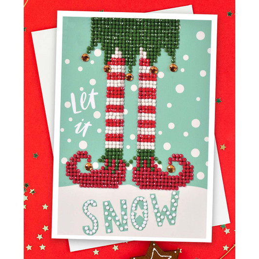 Diamond Dotz Let It Snow Card Diamond Painting Diamond Dotz Let It Snow Card Diamond Painting