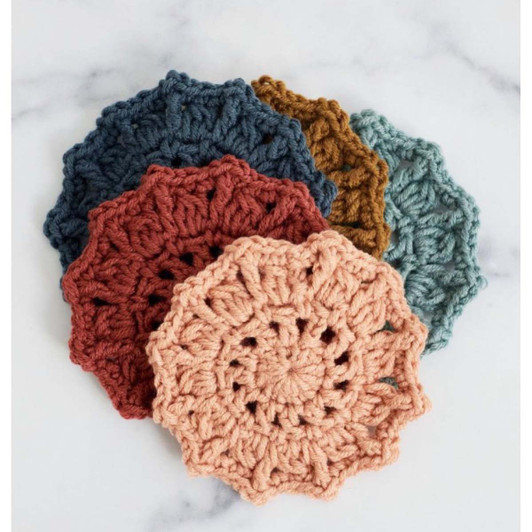 Sunburst Coasters Crochet Pattern Free Download
