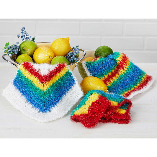 Herrschners Rainbow Scrubby Washcloths Free Download Herrschners Rainbow Scrubby Washcloths Free Download