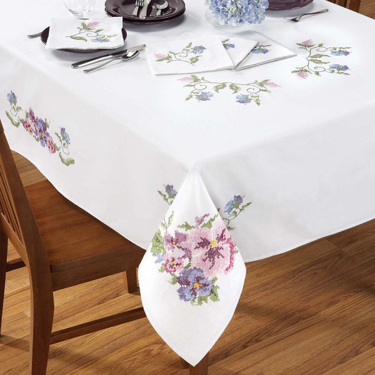 Craftways Savannah Sun Tablecloth Stamped Cross-Stitch