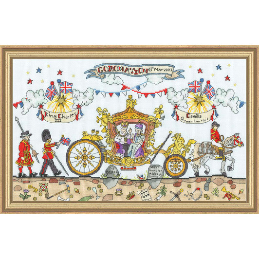 Bothy Threads Cut Thru Coronation Carriage Counted Cross-Stitch Kit Bothy Threads Cut Thru Coronation Carriage Counted Cross-Stitch Kit