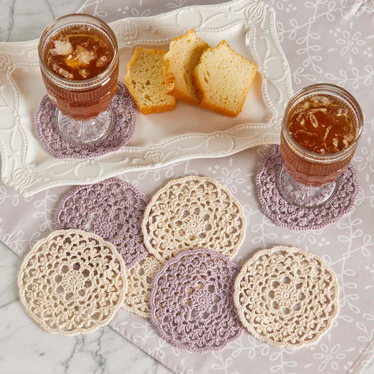 Herrschners Very Vintage Coasters Yarn Pack Herrschners Very Vintage Coasters Yarn Pack