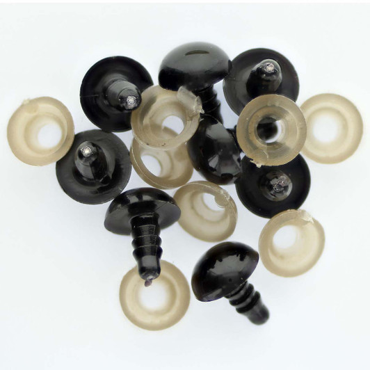 Leisure Arts Essentials Solid Safety Eyes - 9mm Leisure Arts Essentials Solid Safety Eyes - 9mm