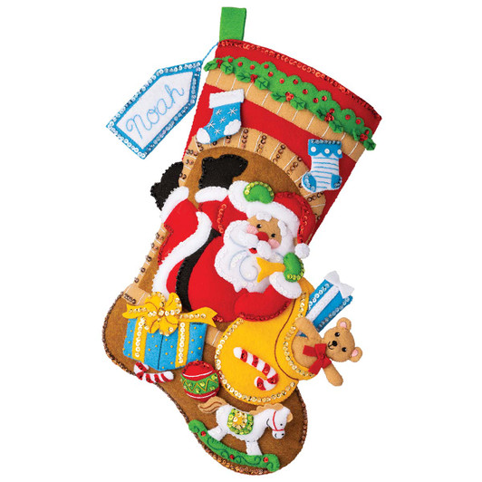 Bucilla Fireplace Folly Stocking Kit