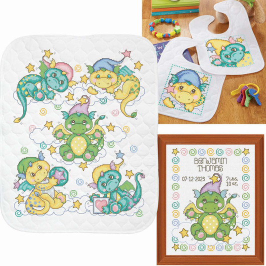 Baby by Herrschners Sleepy Dragons Set