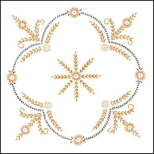 Herrschners Marian Quilt Blocks Stamped Embroidery Herrschners Marian Quilt Blocks Stamped Embroidery