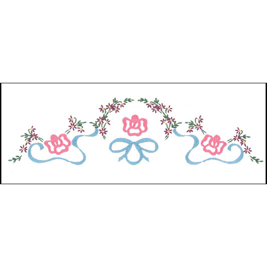 Herrschners Caroline Dresser Scarf Stamped Embroidery Herrschners Caroline Dresser Scarf Stamped Embroidery