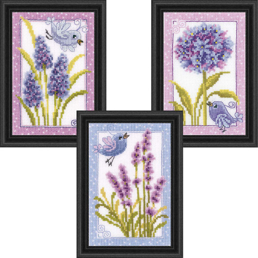 Vervaco Floral Whispers Counted Cross-Stitch Kit Vervaco Floral Whispers Counted Cross-Stitch Kit