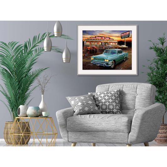 Schipper MNZ-American Diner Paint by Number Kit Schipper MNZ-American Diner Paint by Number Kit