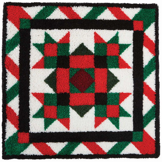 Herrschners Christmas Quilt Latch Hook Kit Herrschners Christmas Quilt Latch Hook Kit
