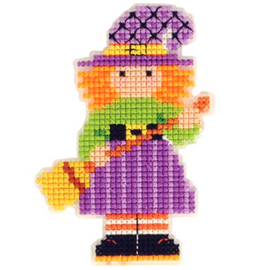 Herrschners Halloween Haunt Ornaments Counted Cross-Stitch Kit Herrschners Halloween Haunt Ornaments Counted Cross-Stitch Kit