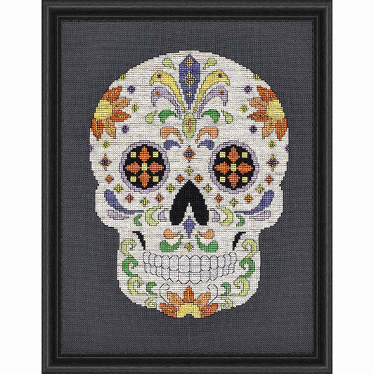 Glendon Place Sugar Skull II Counted Cross-Stitch Chart