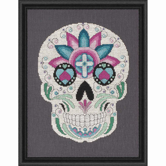 Glendon Place Sugar Skull III Counted Cross-Stitch Chart