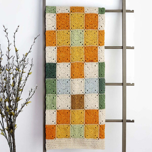 Caron Country Quilt Blanket Crochet Kit Caron Country Quilt Blanket Crochet Kit