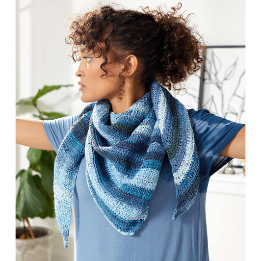 Premier Calming Waters Wrap Crochet Kit