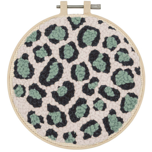 Fabric Edition, Inc. Leopard Hoop Punch Needle Kit Fabric Edition, Inc. Leopard Hoop Punch Needle Kit