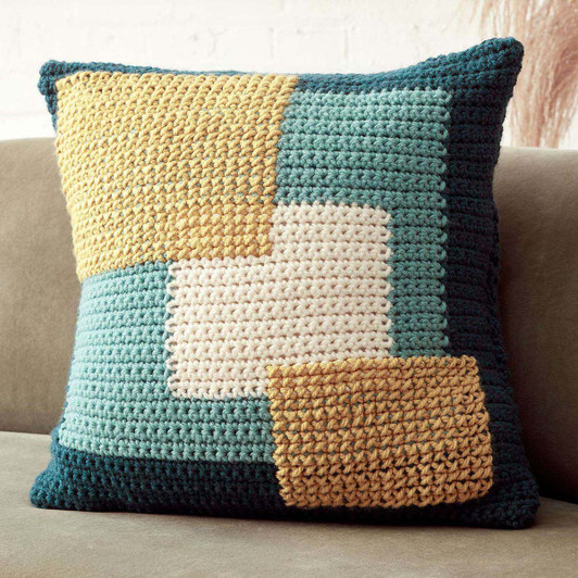 Bernat Crossed Squares Crochet Pillow Pattern Free Download Bernat Crossed Squares Crochet Pillow Pattern Free Download