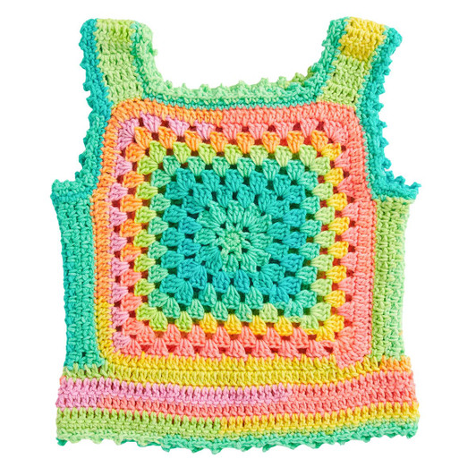 Red Heart Granny Square Retro Top Pattern Free Download Red Heart Granny Square Retro Top Pattern Free Download