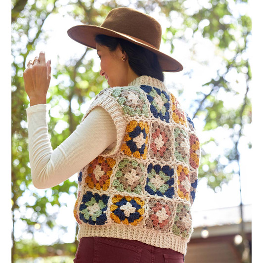 Premier Granny Square Vest Crochet Kit Premier Granny Square Vest Crochet Kit