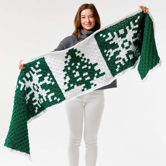 Premier Winter Wonderland Scarf Crochet Kit Premier Winter Wonderland Scarf Crochet Kit
