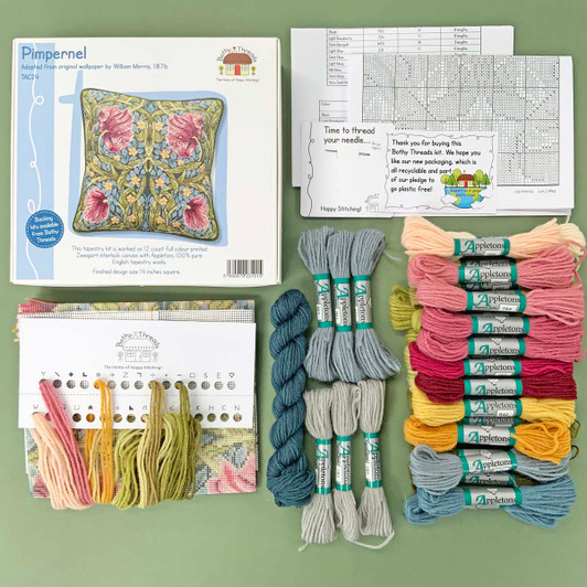 Bothy Threads Pimpernel Tapestry Needlepoint Kit Bothy Threads Pimpernel Tapestry Needlepoint Kit