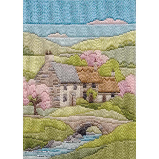 Bothy Threads Spring Cottage Long Stitch Seasons Needlepoint Kit Bothy Threads Spring Cottage Long Stitch Seasons Needlepoint Kit
