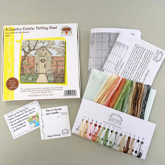 Bothy Threads Potting Shed Counted Cross-Stitch Kit