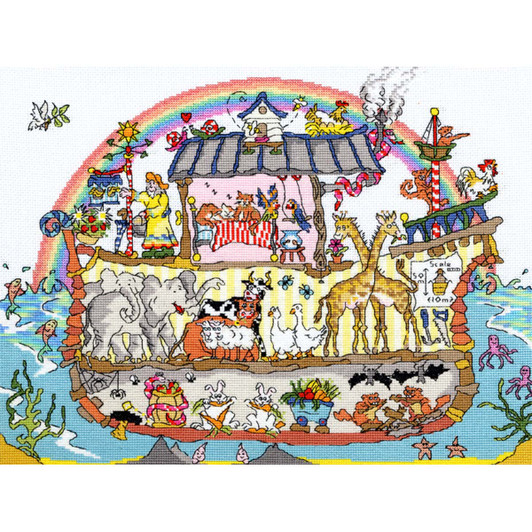 Bothy Threads Noah’s Ark Counted Cross-Stitch Kit