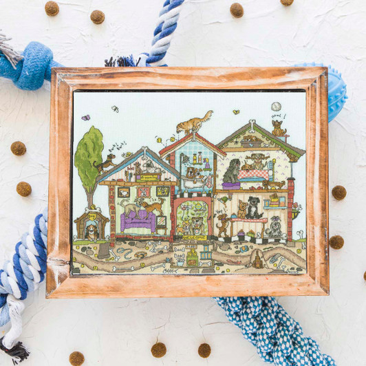 Bothy Threads Pooch Palace Counted Cross-Stitch Kit