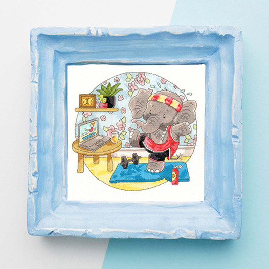 Bothy Threads Elly Morning Exercise Counted Cross-Stitch Kit