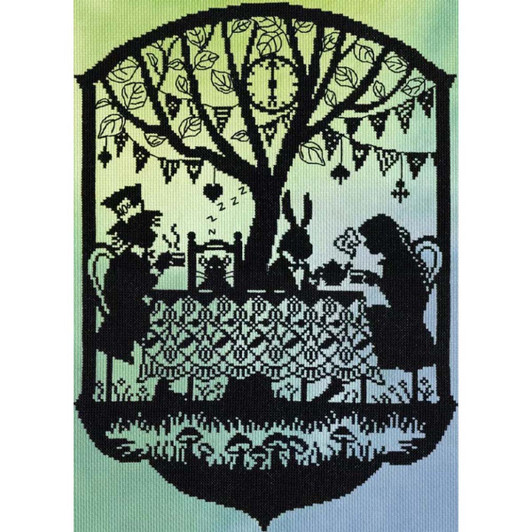 Bothy Threads Mad Hatter’s Tea Party Counted Cross-Stitch Kit