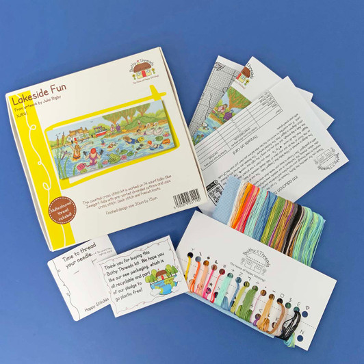 Bothy Threads Lakeside Fun Counted Cross-Stitch Kit Bothy Threads Lakeside Fun Counted Cross-Stitch Kit