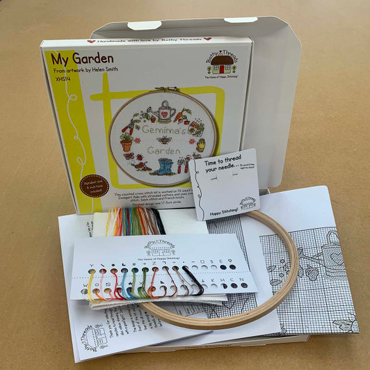 Bothy Threads My Garden Counted Cross-Stitch Kit Bothy Threads My Garden Counted Cross-Stitch Kit