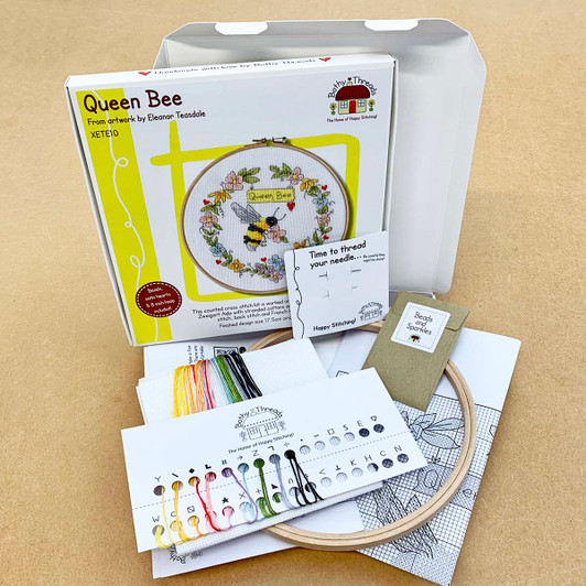Bothy Threads Queen Bee Counted Cross-Stitch Kit