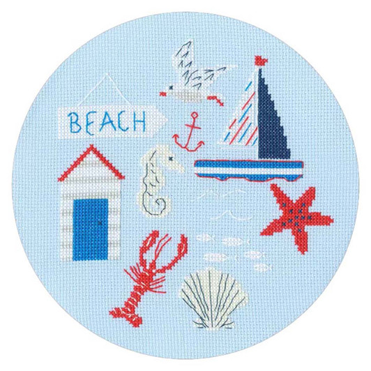 Bothy Threads Beach Counted Cross-Stitch Kit Bothy Threads Beach Counted Cross-Stitch Kit