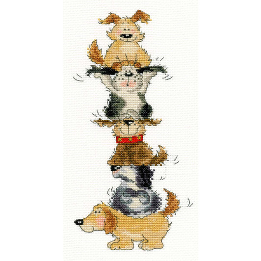 Bothy Threads Kreuzstich-Set „Es Ist Das Leben Einer Katze“ – Inkl. Stoff, Garn & Anleitung