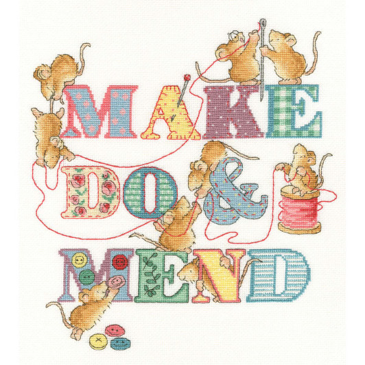 Bothy Threads Make Do & Mend Counted Cross-Stitch Kit Bothy Threads Make Do & Mend Counted Cross-Stitch Kit