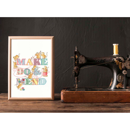 Bothy Threads Make Do & Mend Counted Cross-Stitch Kit Bothy Threads Make Do & Mend Counted Cross-Stitch Kit