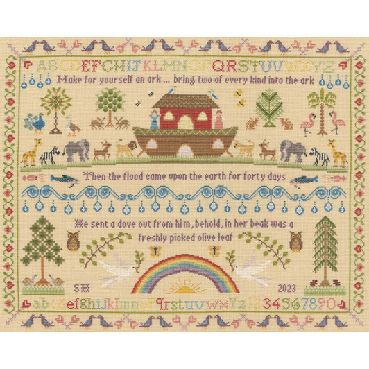 Bothy Threads Heirloom Noah's Ark Counted Cross-Stitch Kit Bothy Threads Heirloom Noah's Ark Counted Cross-Stitch Kit