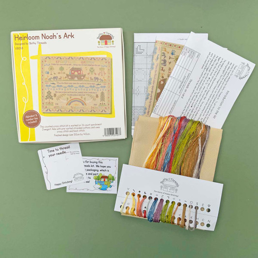 Bothy Threads Heirloom Noah's Ark Counted Cross-Stitch Kit Bothy Threads Heirloom Noah's Ark Counted Cross-Stitch Kit