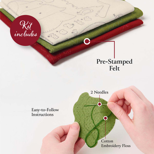 Bucilla Holy Family Manger Felt & Sequin Kit