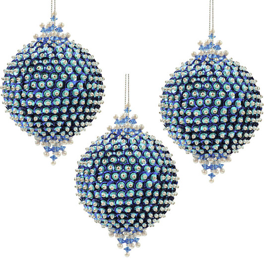 Sunrise Craft & Hobby Azure Shimmer Ornament Kit