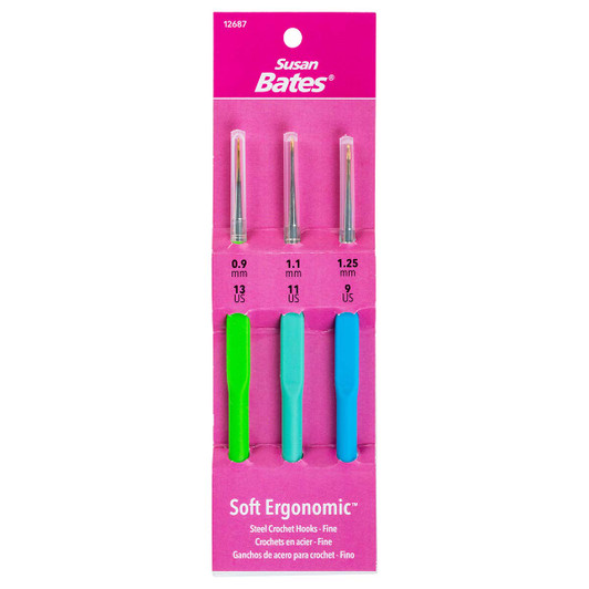 Susan Bates Steelite Fine Crochet Hooks Susan Bates Steelite Fine Crochet Hooks