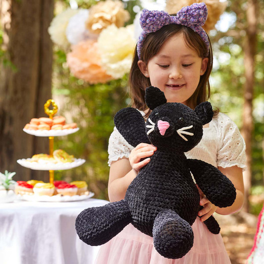 Premier Black Cat Crochet Kit