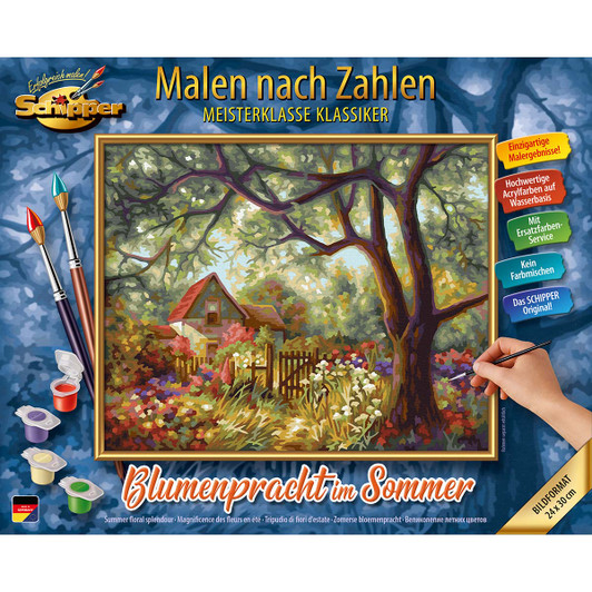 Schipper Summer Floral Splendour Paint by Number Kit Schipper Summer Floral Splendour Paint by Number Kit