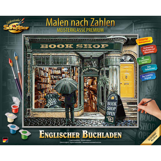 Schipper English Bookshop Paint by Number Kit
