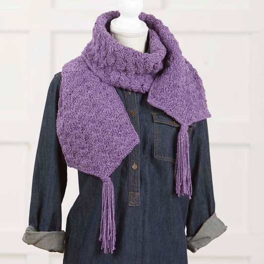 Herrschners Plum Passion Scarf Yarn Pack Herrschners Plum Passion Scarf Yarn Pack