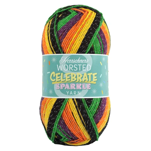 Herrschners Worsted 8 Celebrate Sparkle Yarn